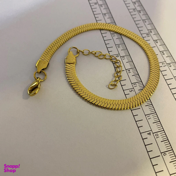 دستبند زنانه مدل ماری کد 003 رنگ طلایی