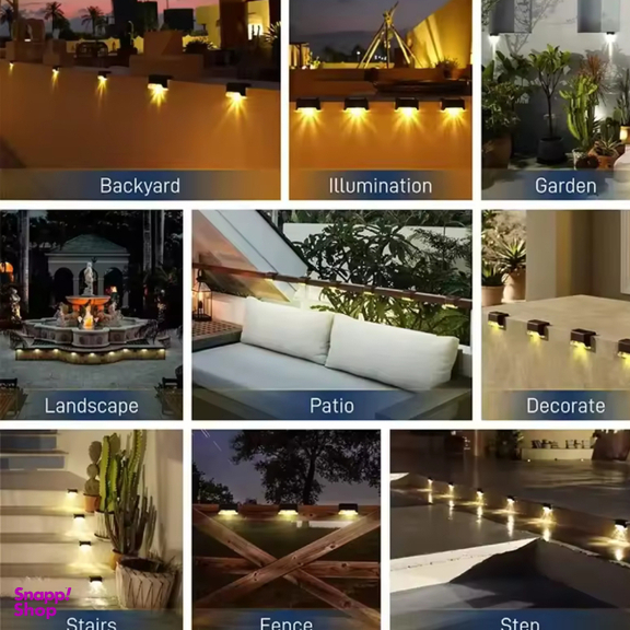 چراغ پارکی خورشیدی مدل Patio Planet مجموعه 4 عددی