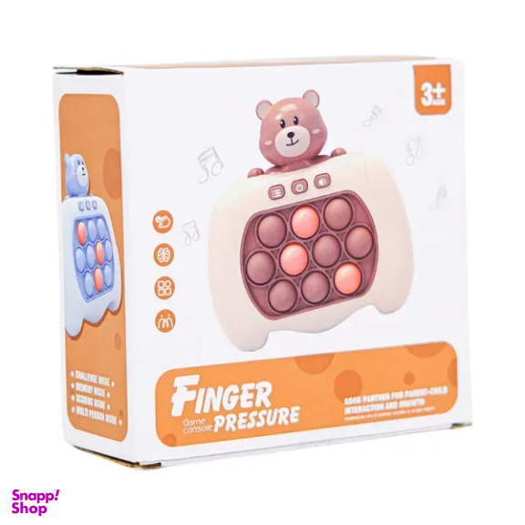 فیجت ضد استرس مدل دسته پاپت گیم طرح خرس کد 9990020066