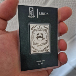 شمش نقره لیردا مدل نماد ماه تیر 999