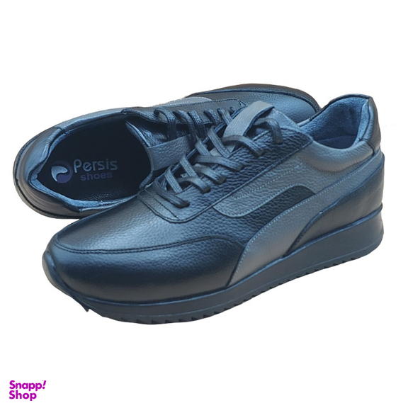 کفش پرسیس کد D322 رنگ مشکی طوسی