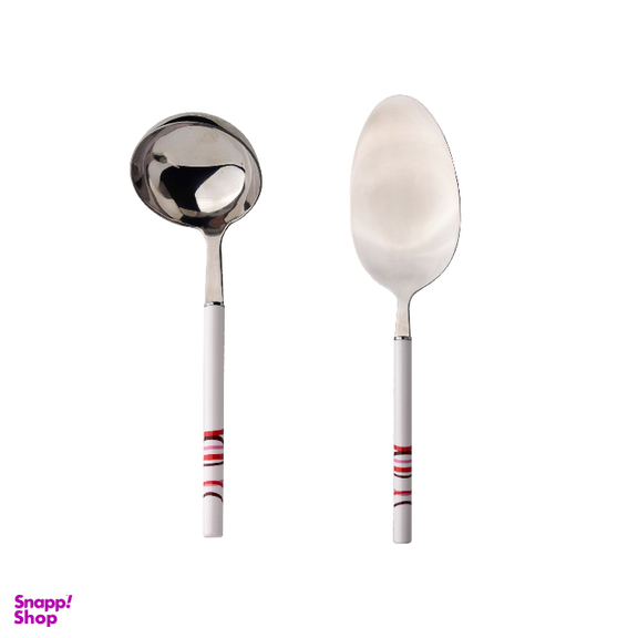 ست کفگیر و ملاقه سی اند اس کد 301050 مجموعه 2 عددی