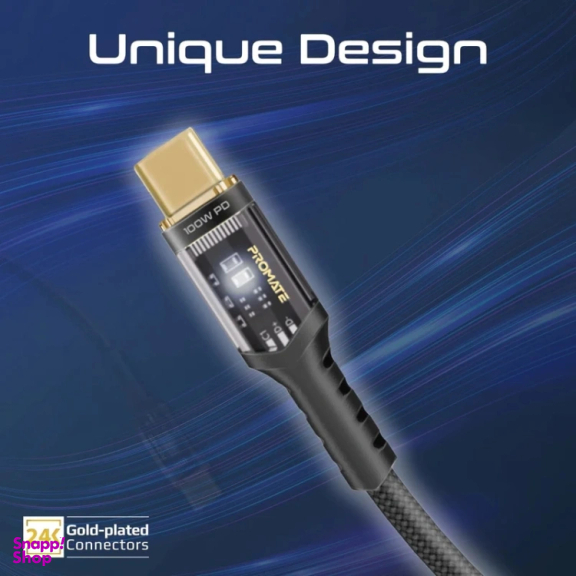 کابل شارژ Type-C پرومیت مدل LUCIDLINE-CC120 طول 1.2 متر