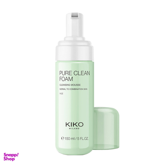 فوم شستشو صورت کیکو میلانو مدل New Pure حجم 150 میلی لیتر