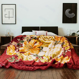 پتو دو نفره شادیلون طرح لیانا