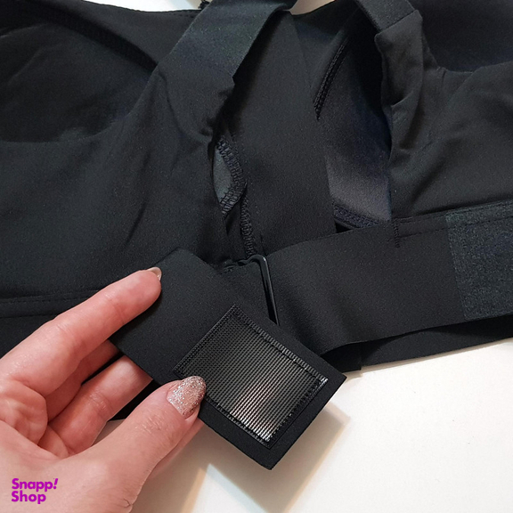 نیم تنه ورزشی زنانه مدل بند چسبی کد 5018 رنگ مشکی