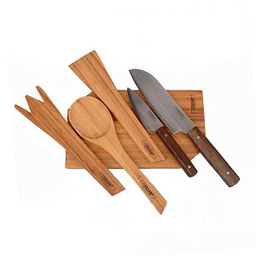 ست چاقو و لوازم آشپزی 6 تکه لایف کمپ مدل Life Camp 45810