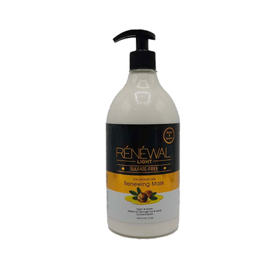 ماسک مو بدون سولفات رنوال مدل Argan & Keratin حجم 1000 میلی لیتر