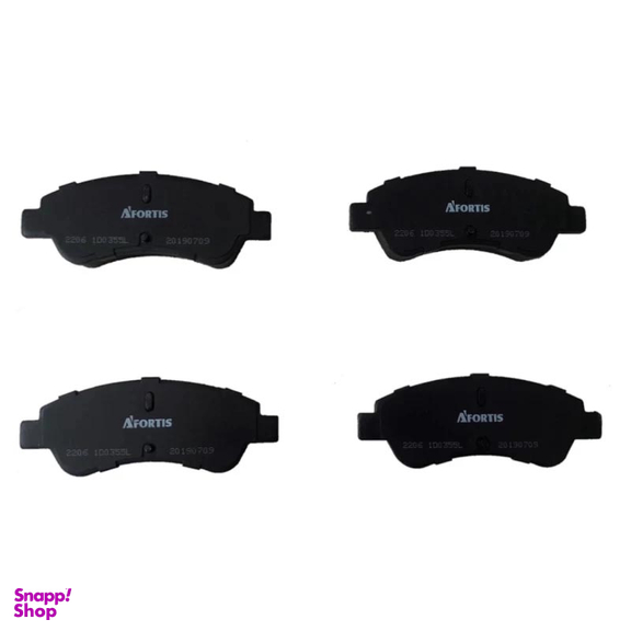 لنت ترمز آفورتیس کد 1D0355L مناسب خودرو تارا مجموعه 4 عددی