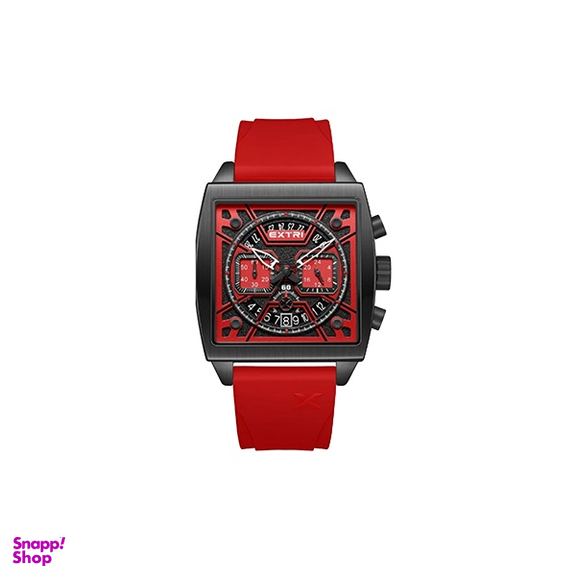 ساعت عقربه ای مردانه اکستری کد X6076-C مشکی قرمز