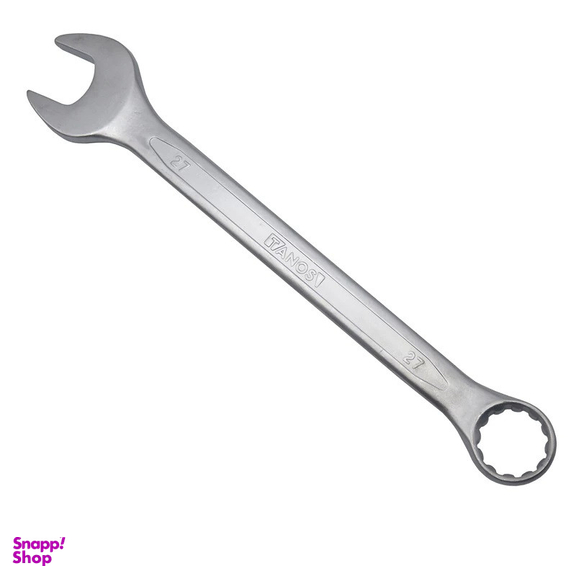 آچار یکسر تخت و یکسر رینگی تانوس مدل SMT-TAKHT RING-27MM-TANOS سایز 27 میلی متر