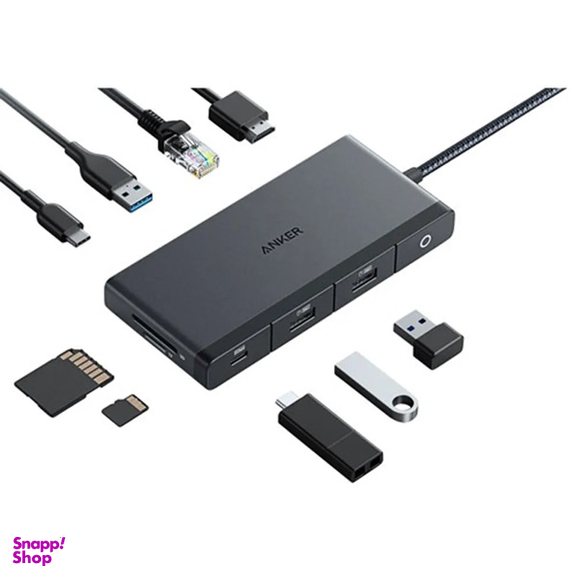 هاب 9 پورت انکر مدل Anker 552 USB-C A8373H11