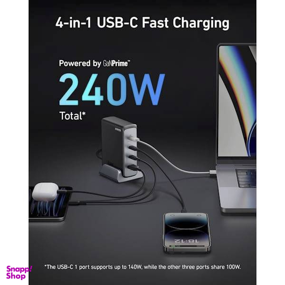 شارژر رومیزی 240 وات انکر مدل کد A2342211