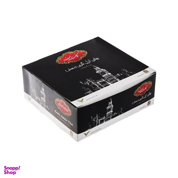 چای کیسه ای ارل گری گلستان بسته 100 عددی