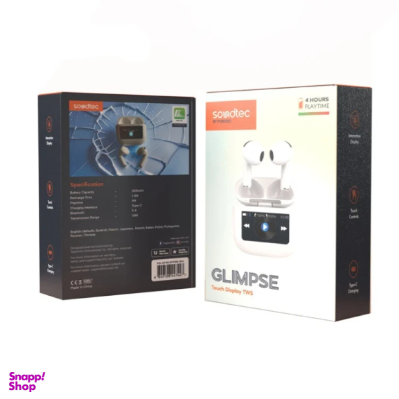 ایرفون بلوتوثی پرودو مدل Soundtec Glimpse Touch Display