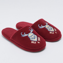 دمپایی حوله ای ال سی وایکیکی مدل طبی استپ دار گوزن