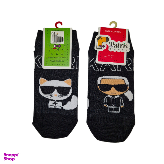 جوراب ساق کوتاه زنانه پاتریس مدل تا به تا کارل و شوپت