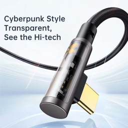 کابل تبدیل USB به USB-C مک دودو مدل CA-3381 90Transparent طول 1.8 متر