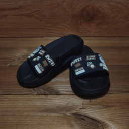 دمپایی بچگانه زیتون مدل سوییت رنگ مشکی