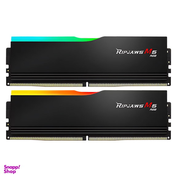 رم دسکتاپ جی اسکیل مدل Ripjaws M5 RGB DDR5-6000 CL36 1.35V ظرفیت16 گیگابایت بسته 2 عددی