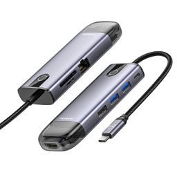هاب آداپتور 10 پورت مک دودو مدل type-c HU-742