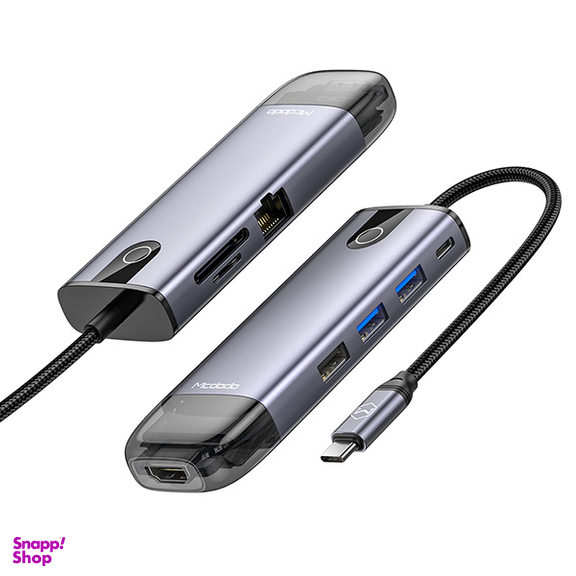 هاب آداپتور 10 پورت مک دودو مدل type-c HU-742
