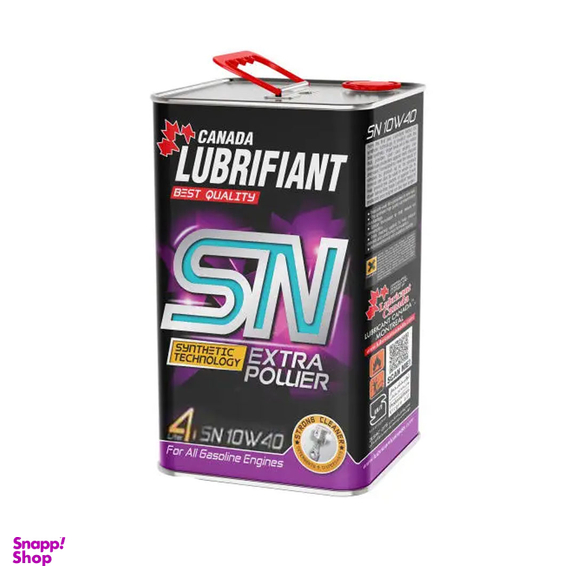 روغن موتور خودرو کانادا لوبریفنت مدل SN 10W-40 حجم 4000 میلی لیتر