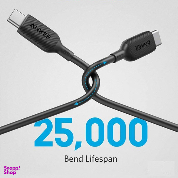 کابل شارژ USB Type-C انکر (Anker) مدل PowerLine III A8856H11 طول 1.8 متر