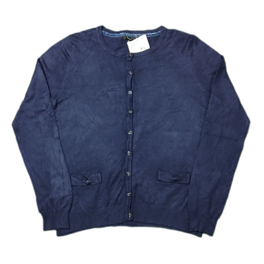 ژاکت نخی زنانه کد 454 رنگ سرمه ای