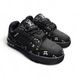 کتانی مردانه طرح لویی ویتون کد LV 2 رنگ مشکی