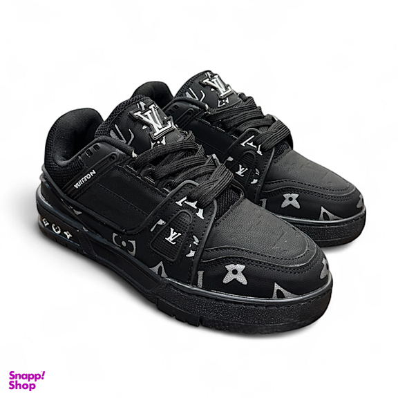 کتانی مردانه طرح لویی ویتون کد LV 2 رنگ مشکی