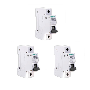 فیوز مینیاتوری تک فاز 16 آمپر دنا الکتریک ایرانیان مدل B16 مجموعه 3 عددی