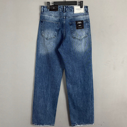 شلوار بگ مردانه طرح ZARA کد 3090 رنگ آبی