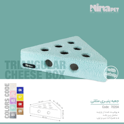اسباب بازی گربه نیناپت مدل جعبه پنیری مثلثی کد 7020
