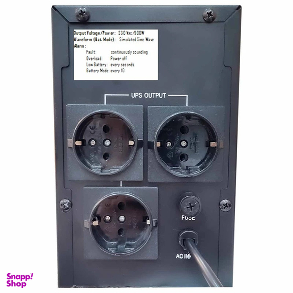 یو پی اس بستن پاور مدل BPO-1200VA-9Ah با ظرفیت 1200 ولت آمپر به همراه باتری داخلی