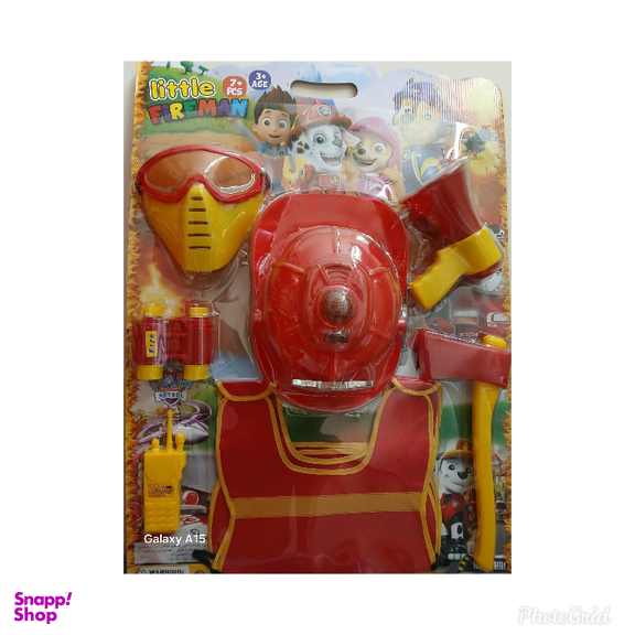 لباس آتش نشانی به همراه کلاه و ماسک و لوازم طرح سگ های نگهبان