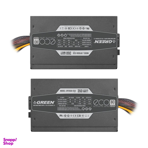 منبع تغذیه گرین مدل GP350A-ECO Rev3.1