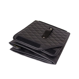 روکش صندلی خودرو سوشیانت مدل G مناسب پراید 132 به همراه پشت گردنی و نظم دهنده و دور فرمان