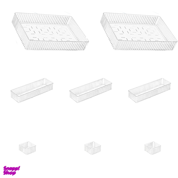 استند لوازم آرایشی مدل کالافان مجموعه 8 عددی