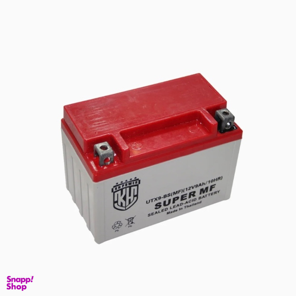 باتری موتورسیکلت 9 آمپر كی اچ پاور مدل 12v_9A كوتاه
