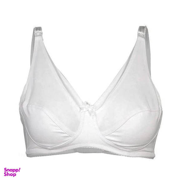 سوتین شیردهی لین مدل بدون فنر کد 4680-509 رنگ سفید