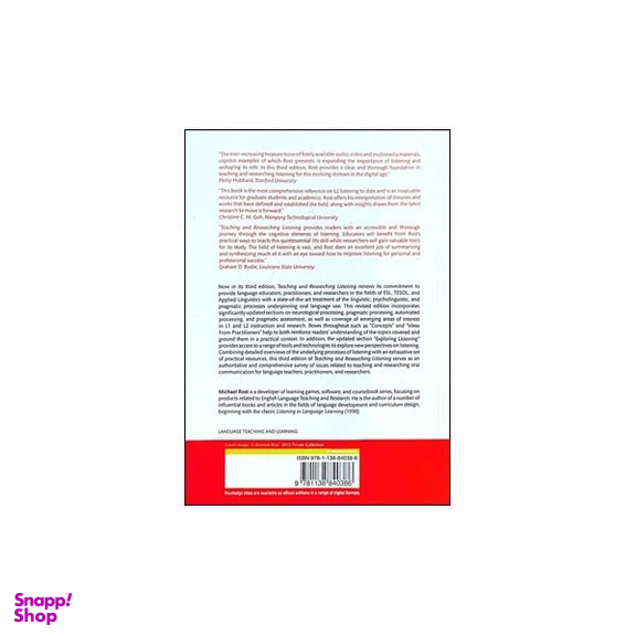کتاب Teaching and Researching اثر Michael Rost انتشارات راتلج