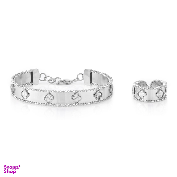 نیم ست دستبند و انگشتر میلی گالری طرح ونکلیف مدل MT103