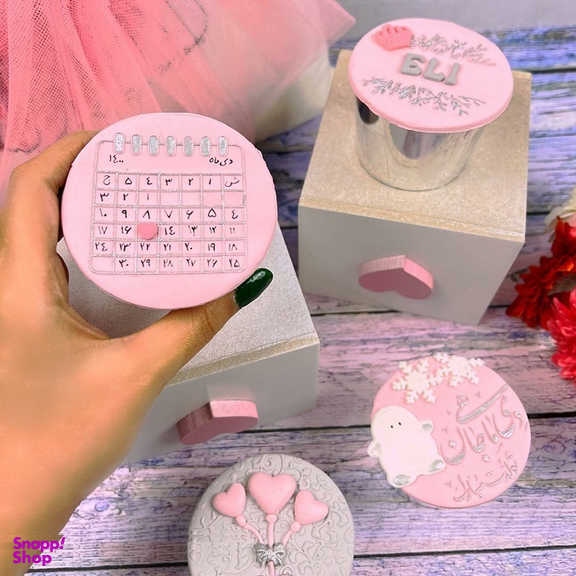 استامپ برجسته تزیین فوندانت مدل تقویم