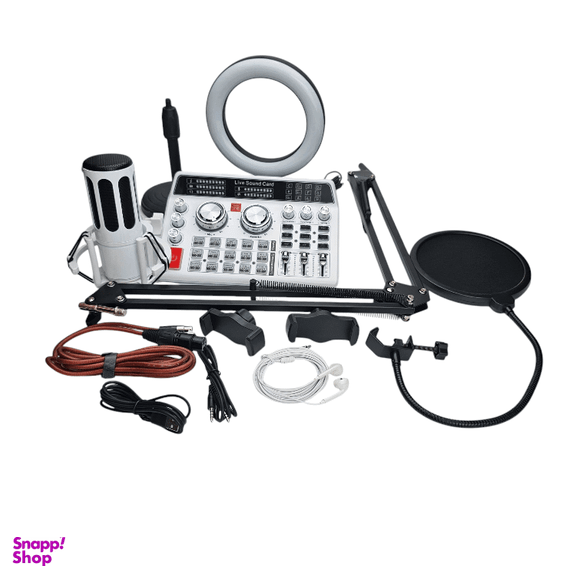 میکروفون کندانسر دراگون ساند مدل Bm7000 با کارت صدای Am200s