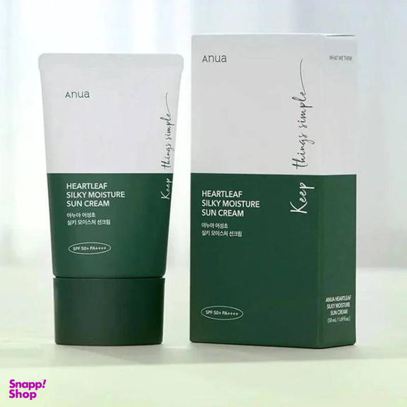 ضد آفتاب آنوا مدل HERATLEAF SILKY MOISTURE حجم 50 میلی لیتر