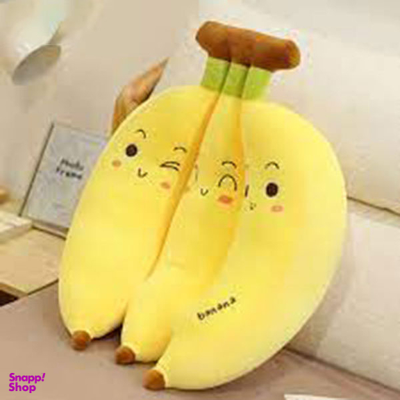 عروسک سیی طرح موز خوشه ای کد 1669.1 ارتفاع 43 سانتی متر