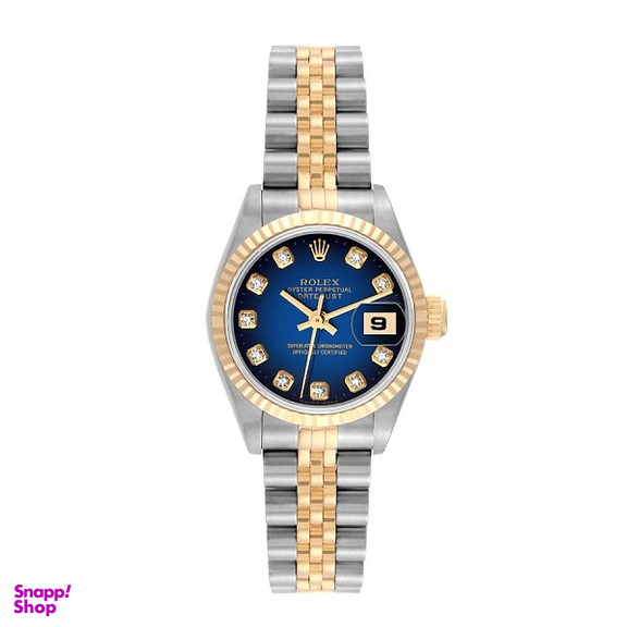ساعت عقربه ای زنانه طرح رولکس مدل Datejust کد 000023