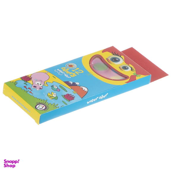 آبرنگ 12 رنگ آریا طرح فک دریایی