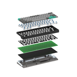 کیبورد گیمینگ فنتک کد Atom pro63 MK912 Blue Switch